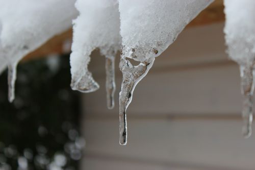 snow icicle ice