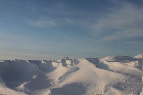 snow landscape frozen