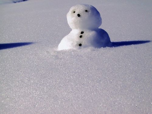 snow snow man winter