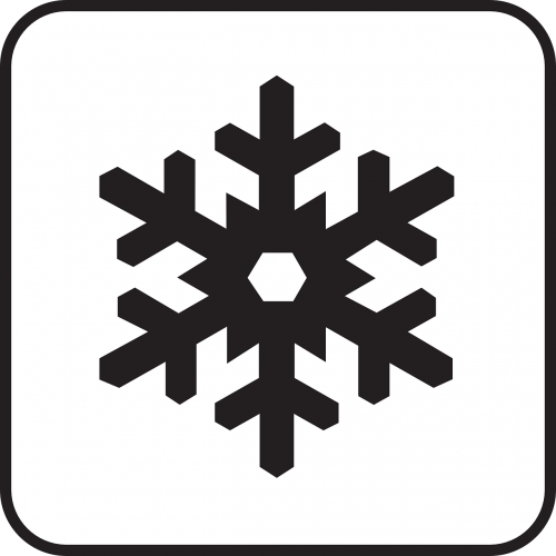 snow snowflake plate