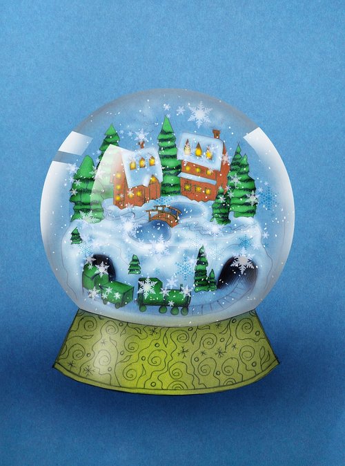 snow globe  souvenir  winter