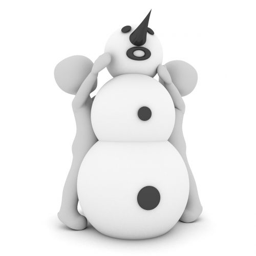 snow man build friendly
