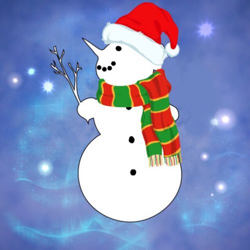 snow man christmas decoration