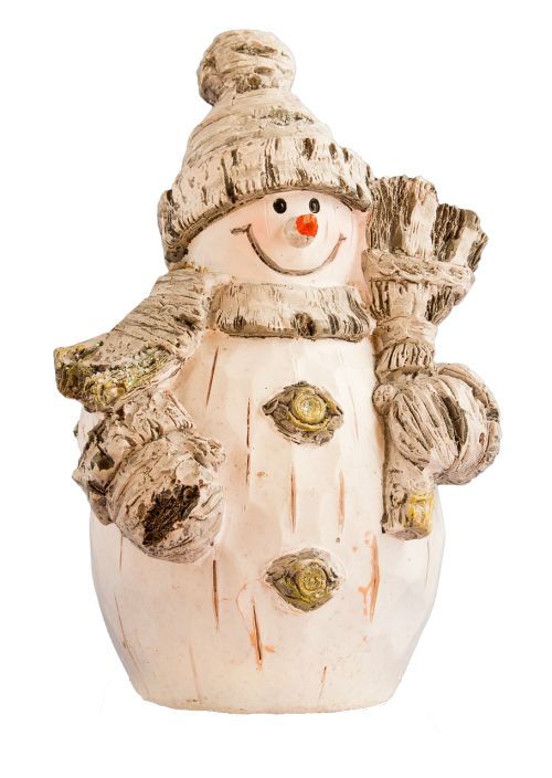 snow man figure christmas