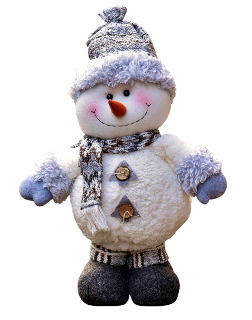 snow man figure christmas
