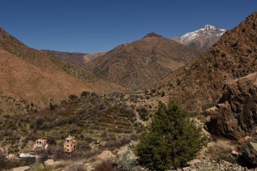 snow mountain mountains landscape