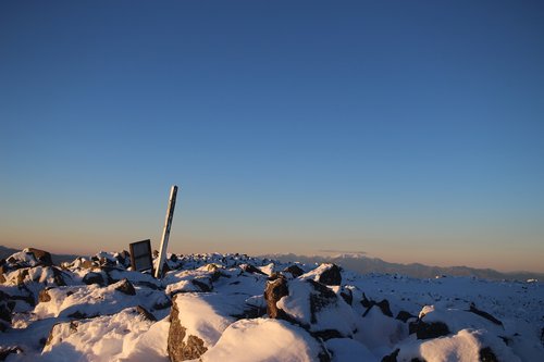 snow mountain  mountain climbing  japan