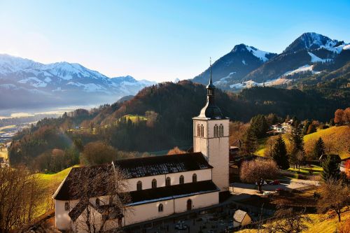 snow mountain europe and america switzerland