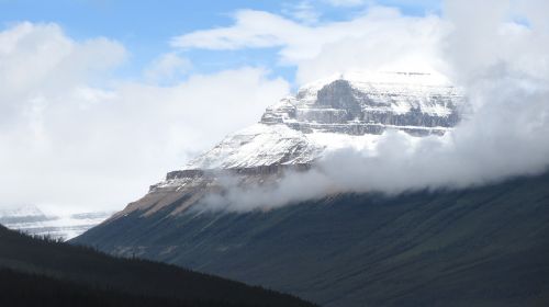 snow peak mountain snow