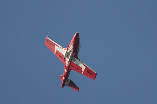 snowbird fighter jet flying