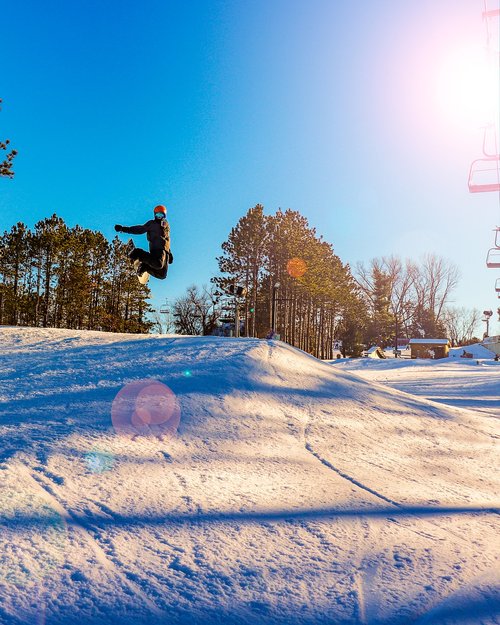 snowboarding  winter  wisconsin