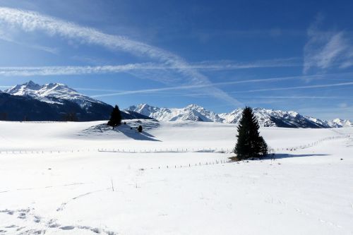 snowfield mountains high tauern