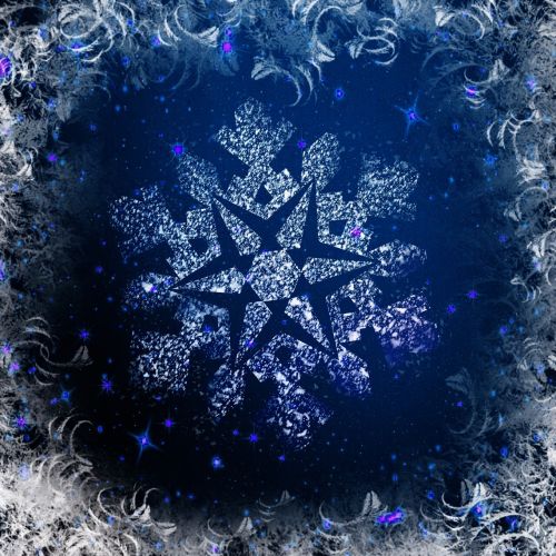 snowflake background christmas