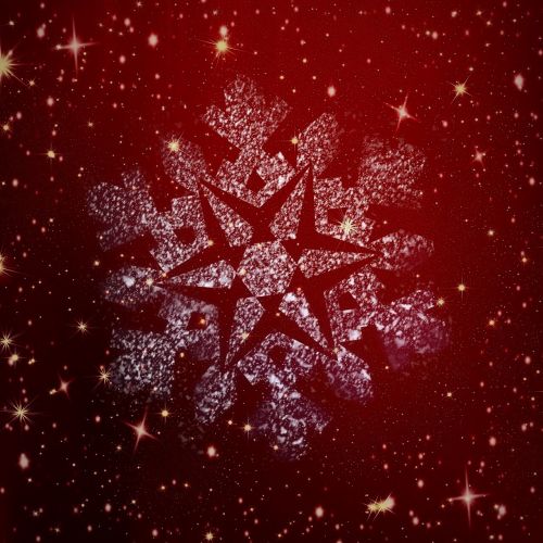 snowflake background christmas