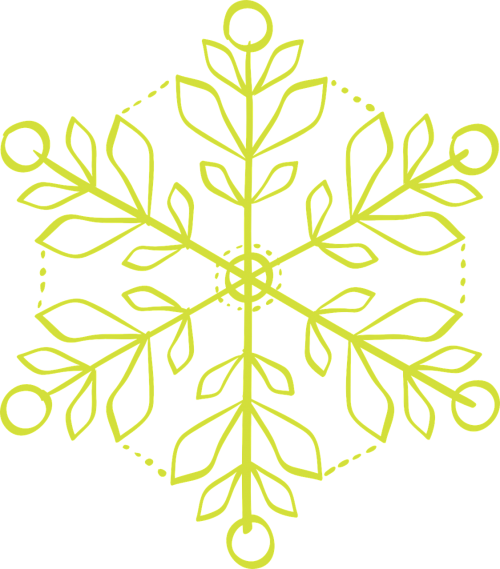 snowflake winter christmas