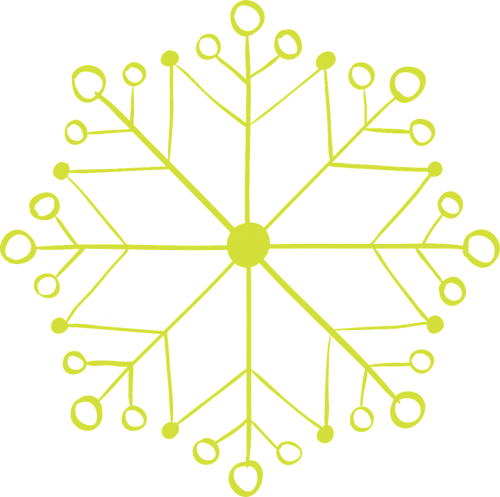 snowflake winter christmas