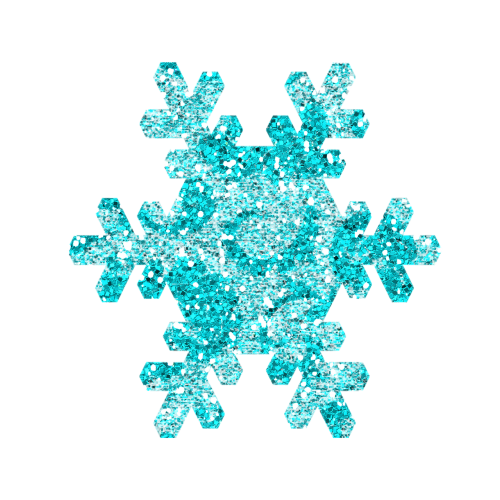 snowflake winter blue