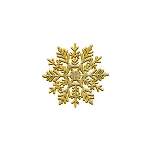 snowflake pattern decor