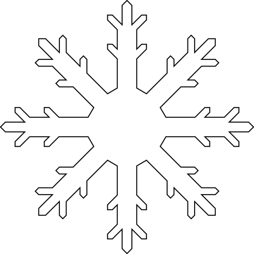 snowflake winter snow