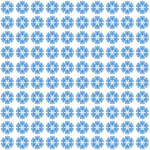 Snowflake Background Blue