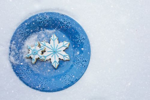 snowflake cookies cookies treat