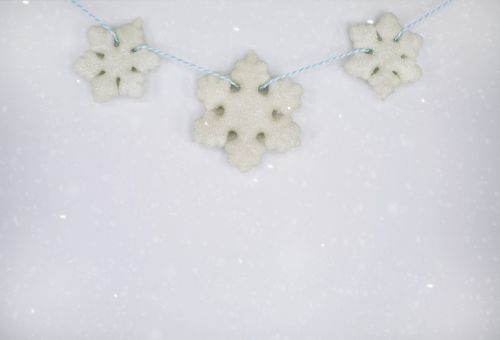 snowflakes winter background