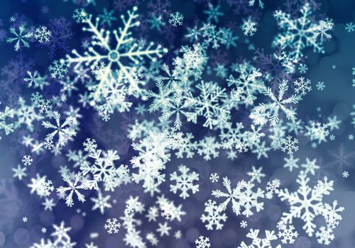 snowflakes  winter  crystal