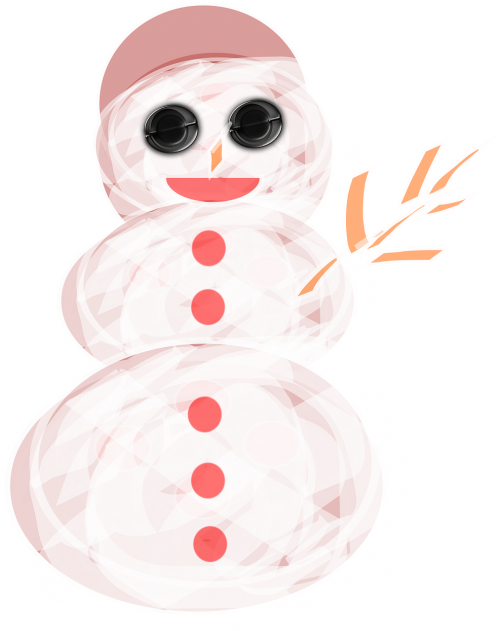 snowman snow christmas