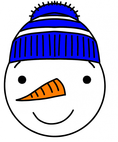 snowman face carrot