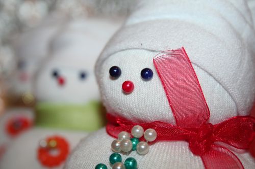snowman winter christmas