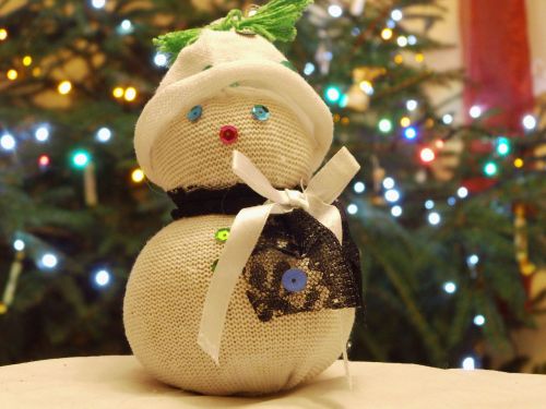 snowman holidays christmas decoration