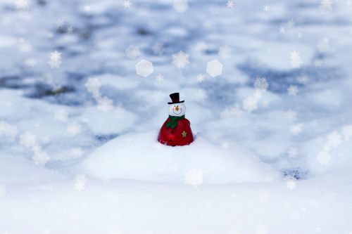 snowman decoration winter