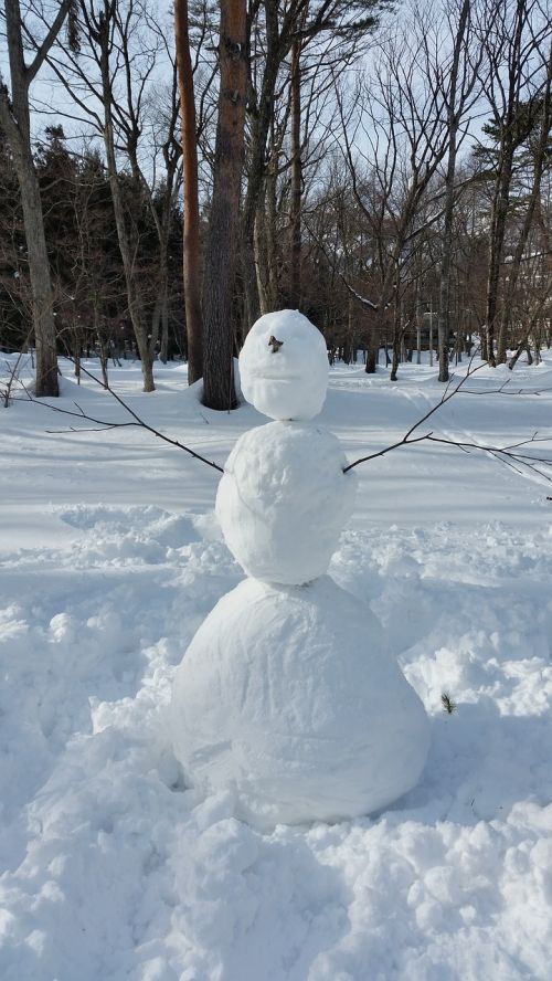 snowman japan snow