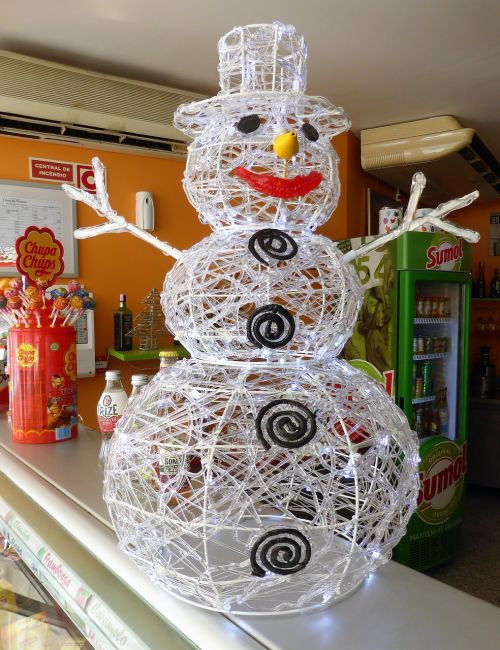 snowman winter decoration