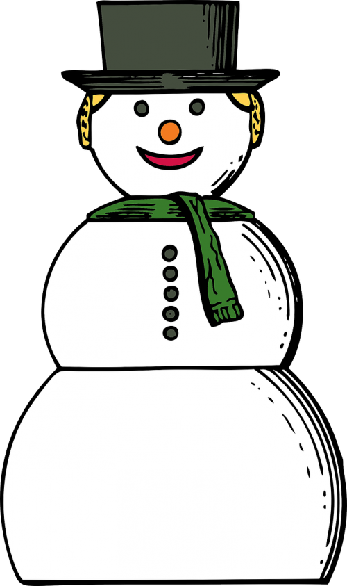 snowman winter holiday