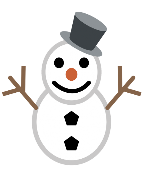 snowman christmas winter