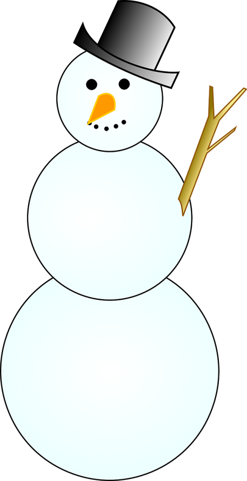 snowman winter december