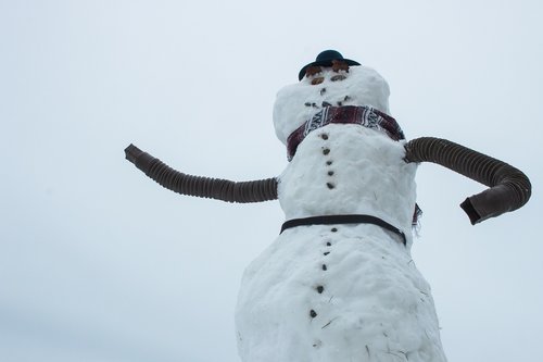 snowman  snow  winter