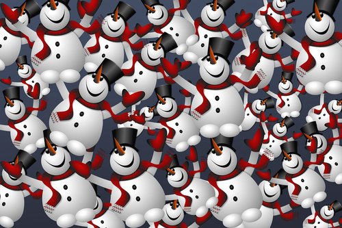 snowman  winter  christmas