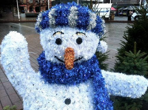 snowman christmas christmas market