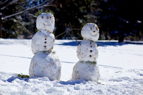 snowman winter snowmen