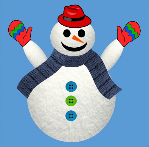 snowman happy face