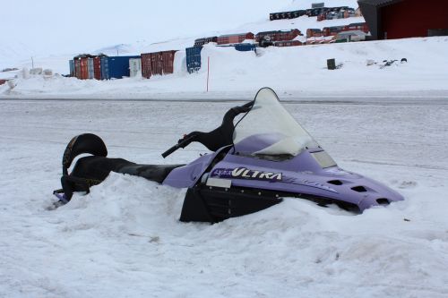 snowmobile snow norway