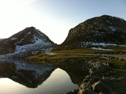 snowy landscape mountain nevad snow