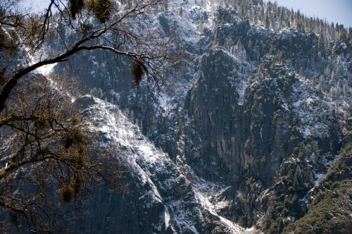 Snowy Mountain Side