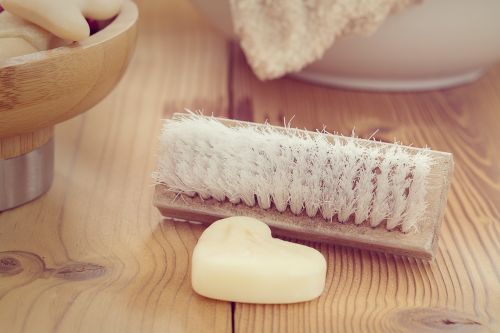 soap brush wash brush