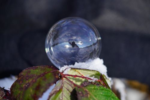 soap bubble winter ball
