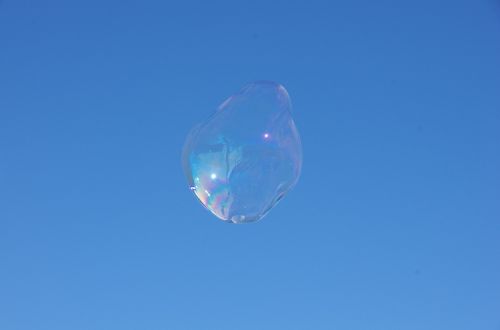 soap bubble gigantic bubble sky