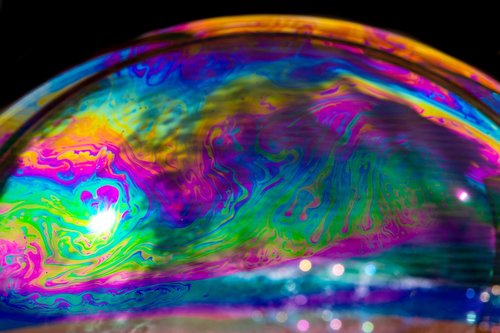 soap bubble  color  colorful