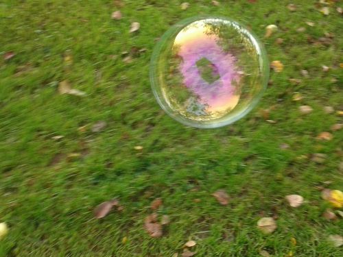 soap bubble nature ball
